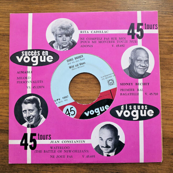 CHRIS BARBER Wild cat blues *45 lik.
