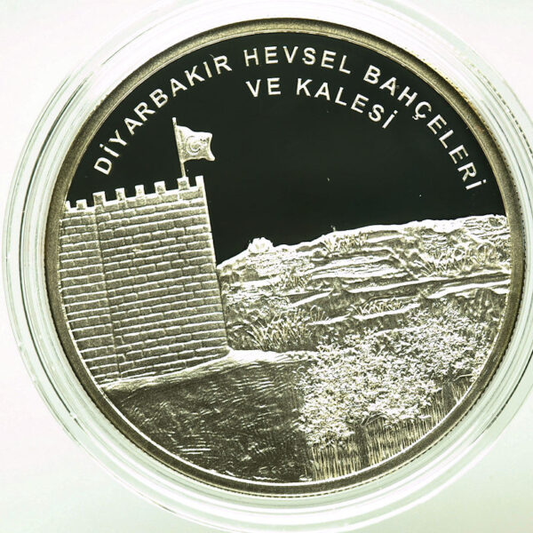 Diyarbakir bahçeleri ve kalesi 2021 Hatıra Parası gümüş sertifikalı