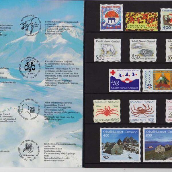 GRÖNLAND 1993 Official Mint Emission **MNH SATILDI - OUT OF STOCK SATILDI - OUT OF STOCK SATILDI - OUT OF STOCK