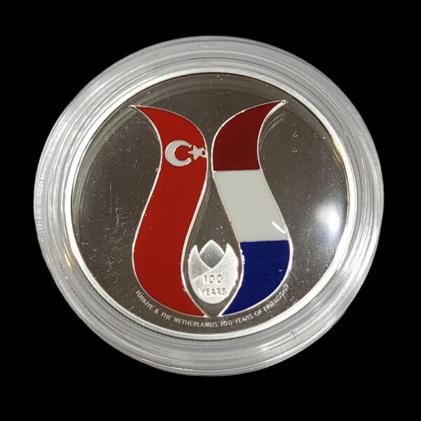 Türkiye ile Hollanda dostluk 100. senesi 2024 gümüş hatıra parası sertifikalı SATILDI – OUT OF STOCK SATILDI