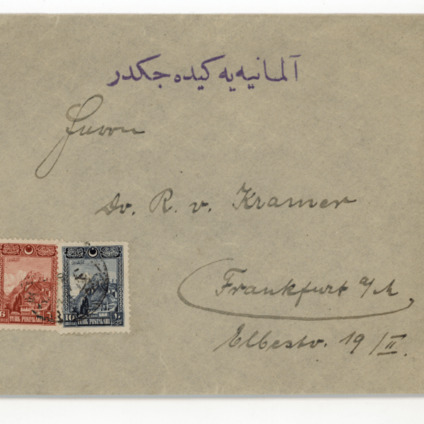 TURKEY 19/2 Postal Cover