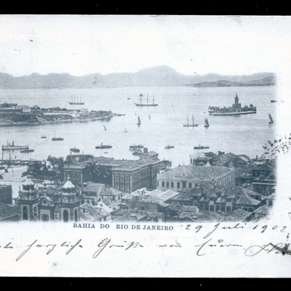 BRAZIL Bahia do Rio de Janerio 1902 used postcard