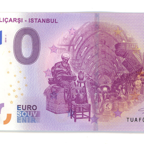 z- 0.- Euro Kapalıçarşı *Fantazi çil banknot