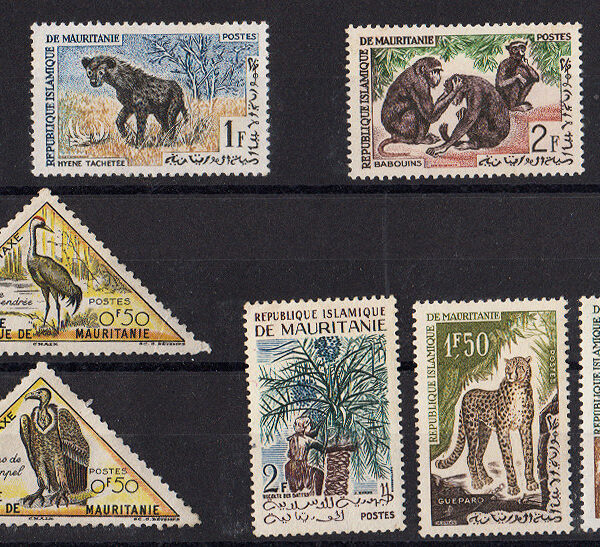 MAURITANIE Hayvanlar Serileri Mint **MNH