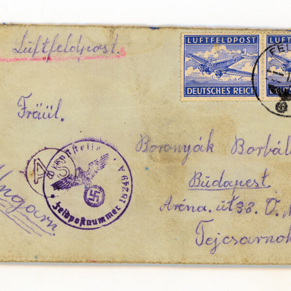 ALMANYA GERMANY DEUTSCHLAND 2.W.War Senroried *Zenzuriert Postal Cover