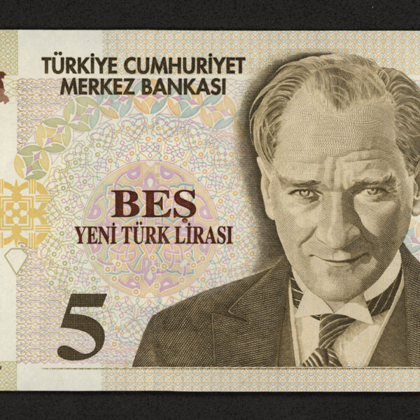 8. Emis. 1. Tertip 5 YTL 2005-2010 Seri A56 - UNC *çil