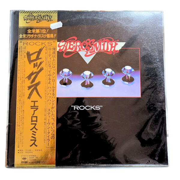 AEROSMITH Rocks *Printed in JAPAN Plak 8 Kapak 8