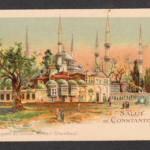 Sultan Ahmet Litho Türkei Ottoman TURKEY un-used Postcard