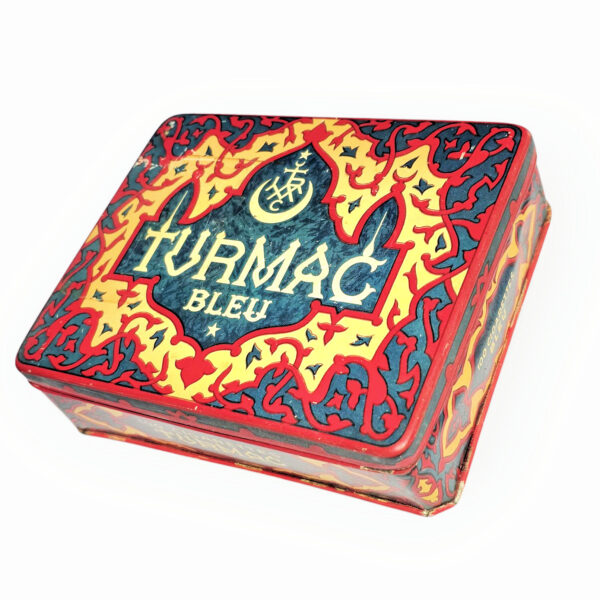 TURMAC Turkish Tabak 100 Cigaretten Metallblech Tin *Blue Fire Edıtıon (RARE!!)
