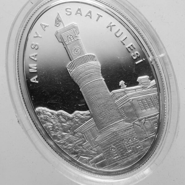 Saat Kulesi AMASYA Clock Tower Silver 10 Lira 2020 *çil (Sertifikasız)