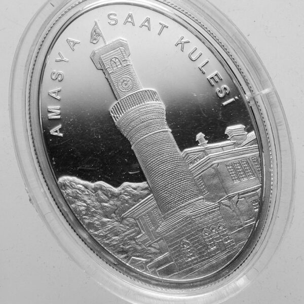 Saat Kulesi AMASYA Clock Tower Silver 10 Lira 2020 *çil (Sertifikalı)