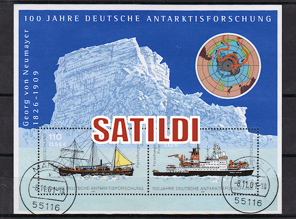 ALMANYA Deutschland 100 Jahre Anktarktika Mint **MNH