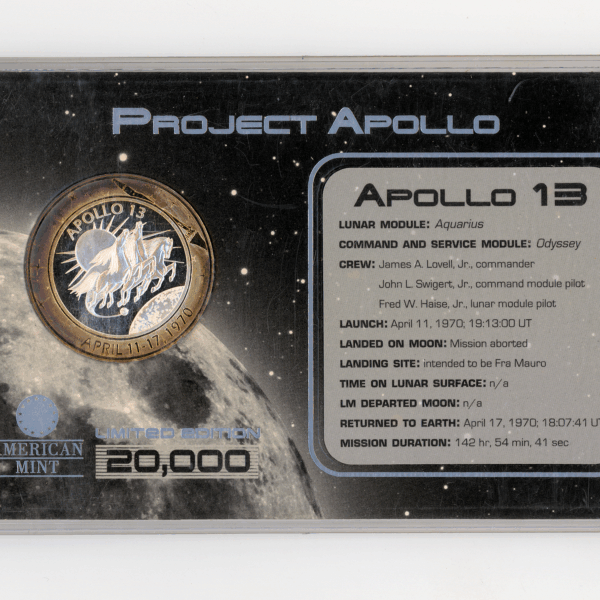 PROJECT APOLLO 13 American Mint Coin