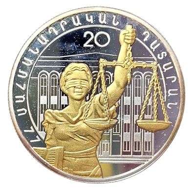 Armenia 2013 Altın Kaplama Gümüş 33.48 Gr. Sertfikasız