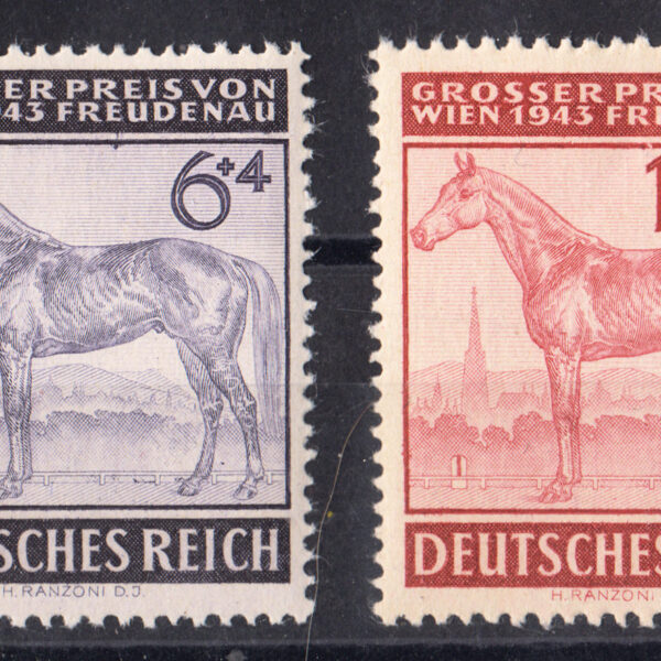 ALMANYA Deutschland 1944 Mi-857-858 Mint **MNH