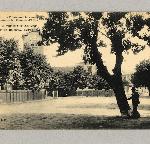 Aydın Tren istasyonu Osmanlı zamanı un-used Ottoman Postcard
