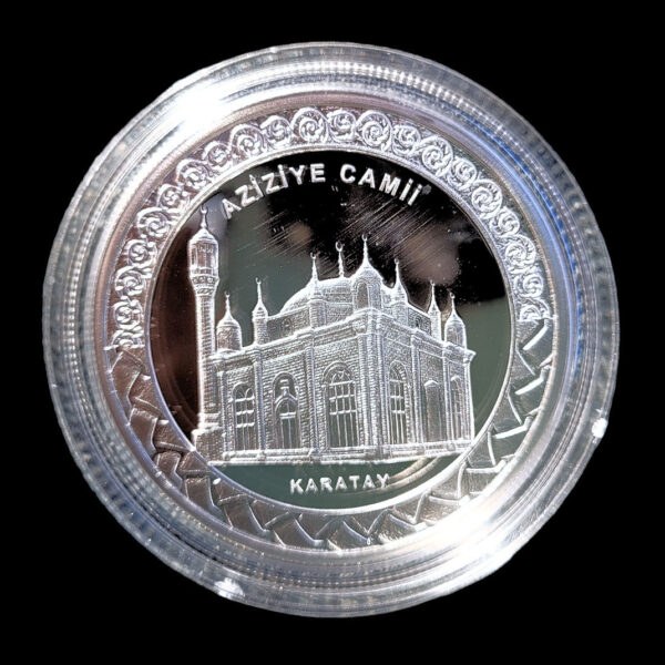 Camiler Serisi no. 3 Aziziye cami-i Darphane Gümüş 2024 sertifikalı