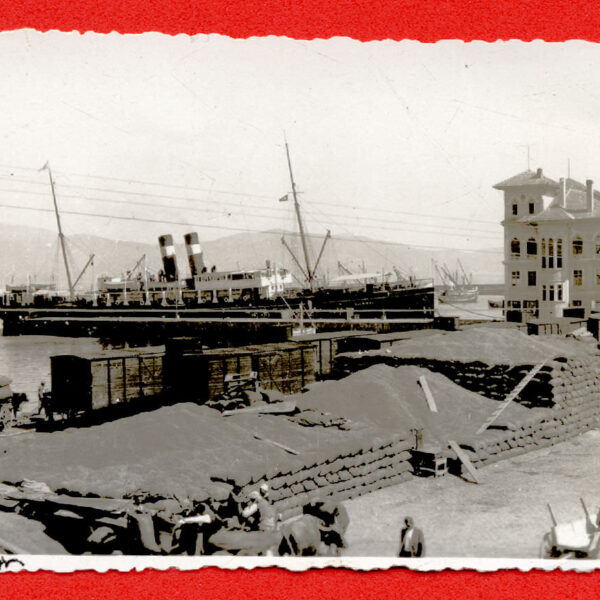 BANDIRMA Liman RealPhoto 11.2x6.5 cm.