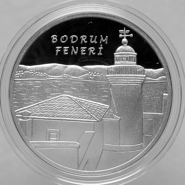 Fenerler no.9 - BODRUM Feneri 2019 Darphane gümüş hatıra parası SERTIFKALI