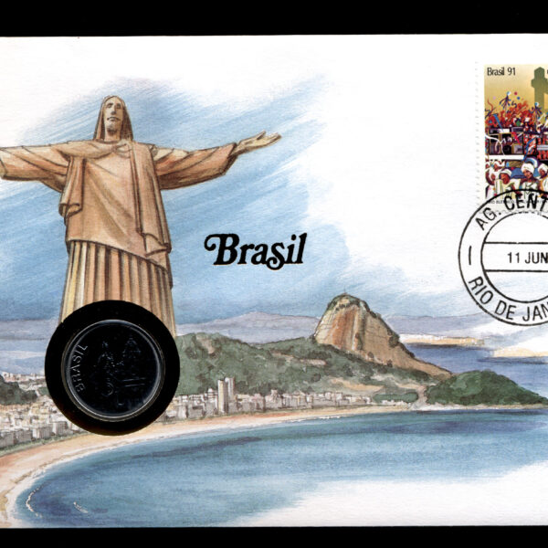 BRASIL Brezilya Numisbrief Münz-Briefe