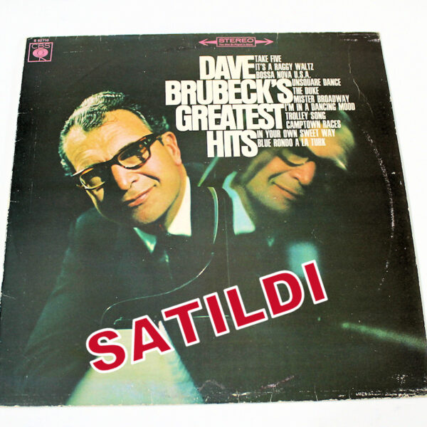 Dave Brubeck Greatest Hits Jazz 33lük Lp