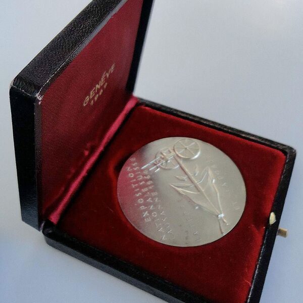 SWITZERLAND Exposition Nationale Suisse Lausanne 1964 Medal w/ Box