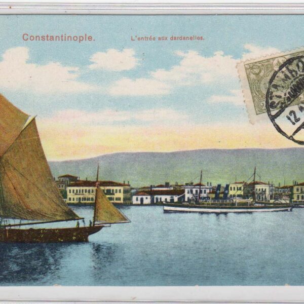 çanakkale (kart üzerinde Constantiople yaziyor) 1913