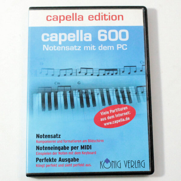 CAPELLA 600 Nota yazma programi PC için