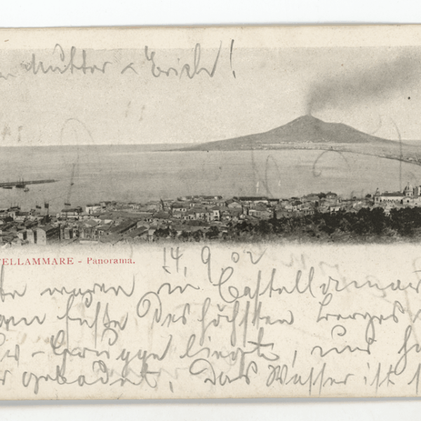 ITALY Castelaammare 1902 Postcard