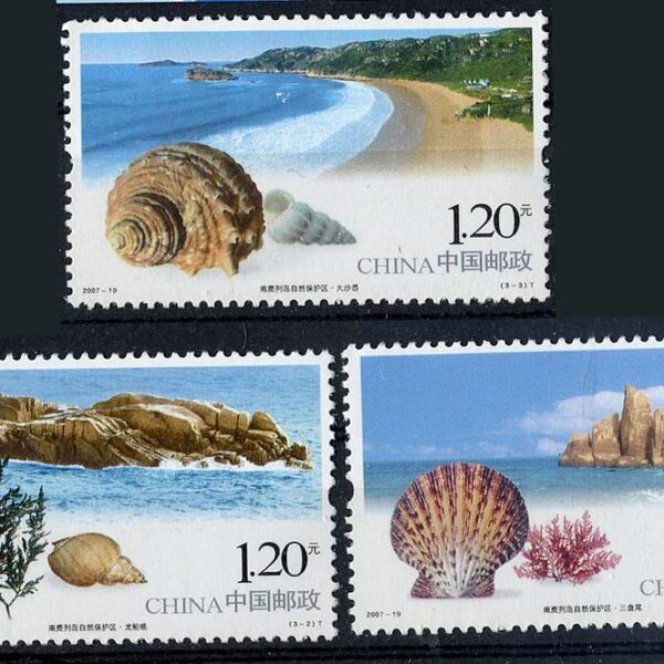 Çin Halk Cumhuriyeti Deniz kabuklari temalı Mint **MNH