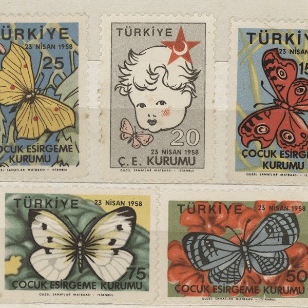 çocuk esirgeme kurumu 1958 **MNH Mint