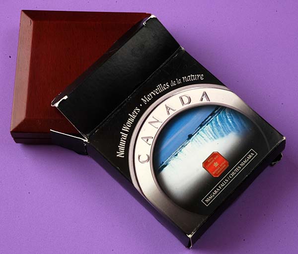 CANADA Kanada Natural Wonders Niagara w/ Hologram Silver Coin *SATILDI - OUT OF STOCK