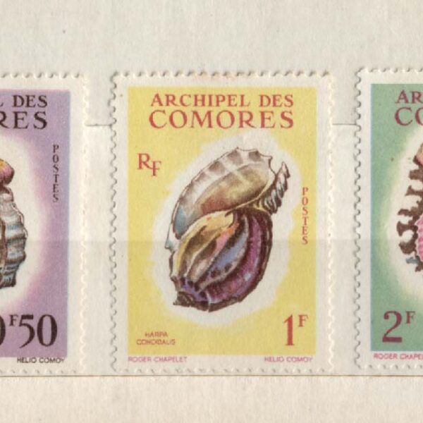 COMORES Kabuklular Serisi Mint **MNH