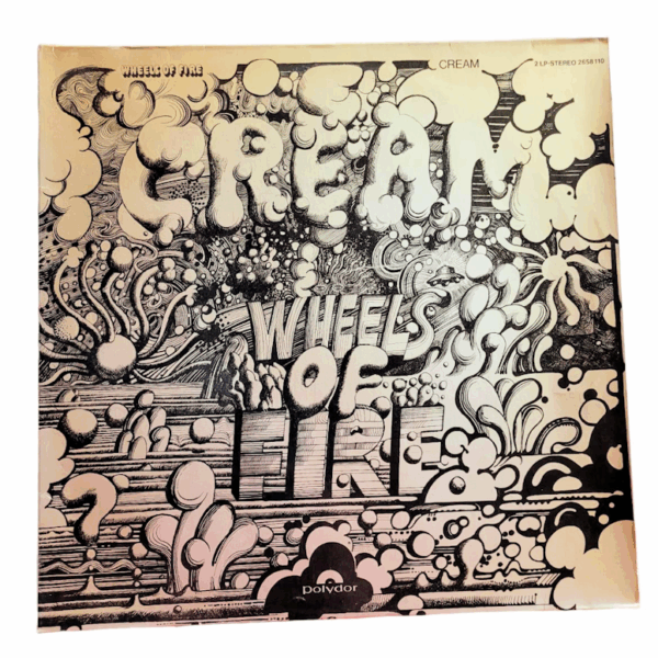 CREAM Wheels of Fire (Double LPs)- Printed in Germany 8/8