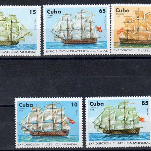 CUBA Yelkenli temalı Mint **MNH
