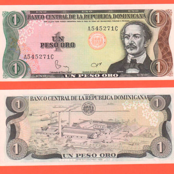 DOMINICANA 1 Peso Oro - UNC