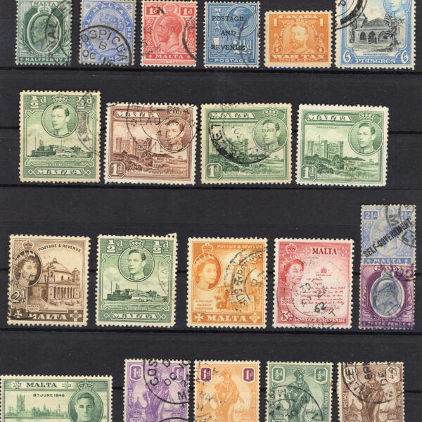MALTA old stamps lot
