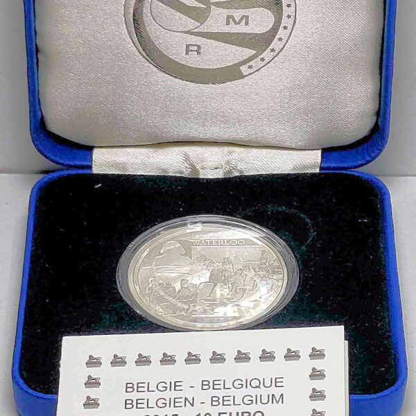 BELÇİKA 2015 YILI 10 EURO HATIRA GÜMÜŞ ORİJİNAL KUTUSUNDA 18,75 gr. / SERTİFİKALI *SATILDI - OUT OF STOCK
