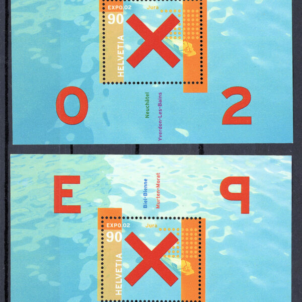 EXPO 2002 SWITZERLAND 2x**MNH + FDC