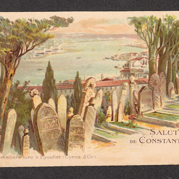 Salut de Constantinople Haliç Editor Fruchtermann Litho