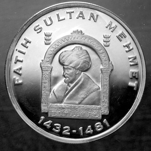 15 000 000 Lira 2004 Darhane Osmanlı padişahları II. Mehmed (Fatih Sultan Mehmet) hatıra parası gümüş *sertifikalı