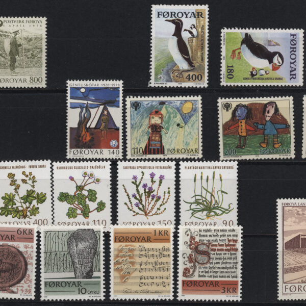 FAROER ADALARI **MNH Mint Stamps *SATILDI - OUT OF STOCK SATILDI - OUT OF STOCK SATILDI - OUT OF STOCK
