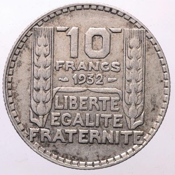 FRANCE Fransa 10 Francs 1932 *Silver