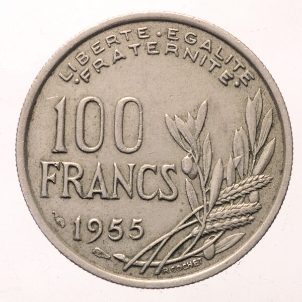 FRANCE Fransa 100 Francs 1955
