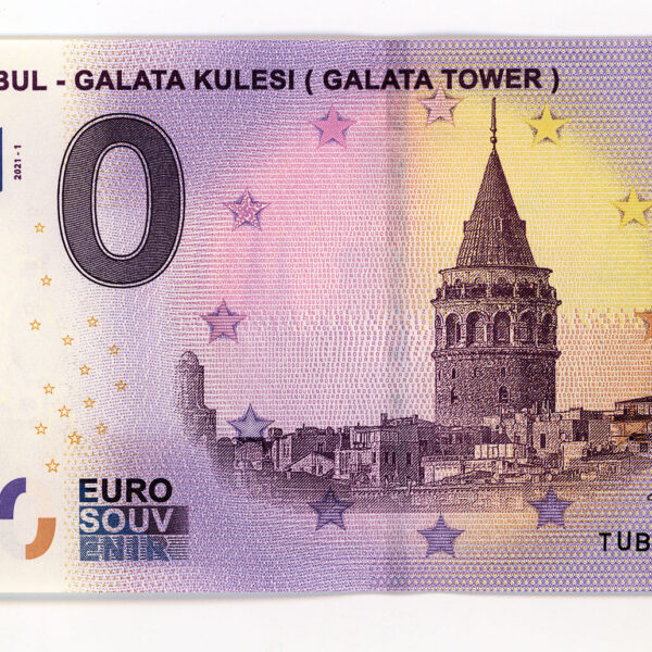z- 0.- Euro Galata Kulesi *Fantazi çil banknot *SATILDI - OUT OF STOCK