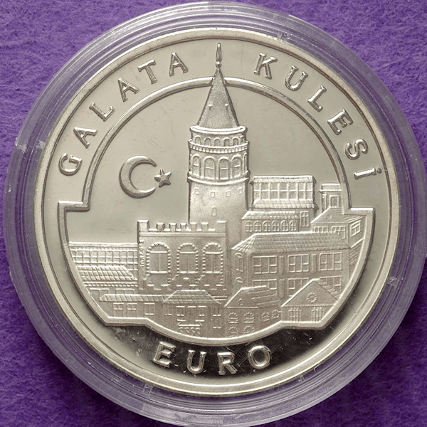 Galata kulesi 3 000 000 TL 1998 Hatıra parası sertifikalı
