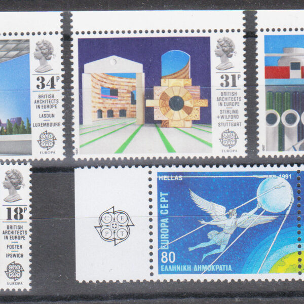 CEPT 1987 Great Britain & Greece Mint **MNH