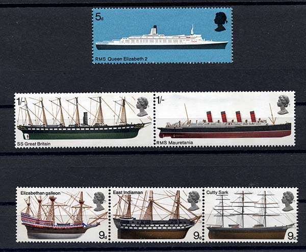 INGILTERE Great Britain Transatlantics temalı Mint **MNH