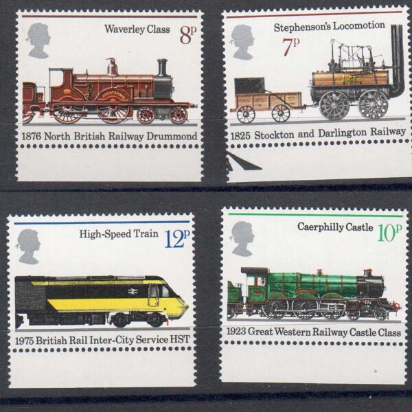 INGILTERE Trains Trenler temalı Mint **MNH