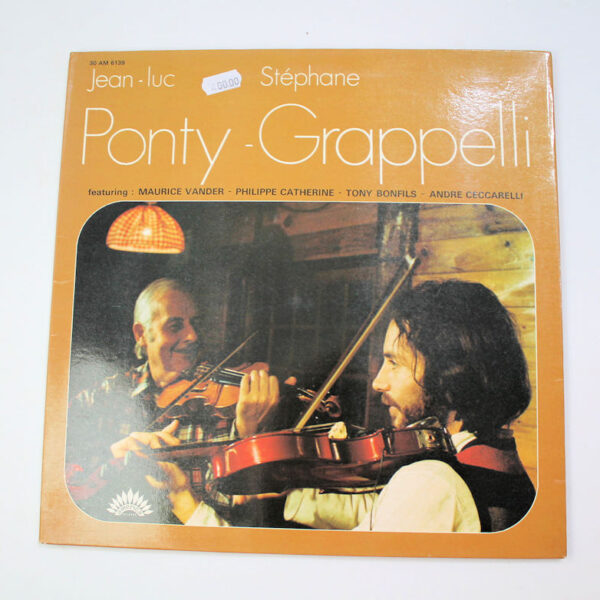 JEAN LUC PONTY - STEPHANE GRAPPELLI - Printed in France Plak 7 / Kapak 8 *SATILDI - OUT OF STOCK